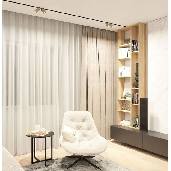 Denkirs DK8012-BG Акцентный светильник SMART SPOT DOUBLE 2x9W DIM 3000K-6000K, матовое золото с черным, изображение 5