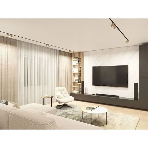 Denkirs DK8012-BG Акцентный светильник SMART SPOT DOUBLE 2x9W DIM 3000K-6000K, матовое золото с черным, изображение 6