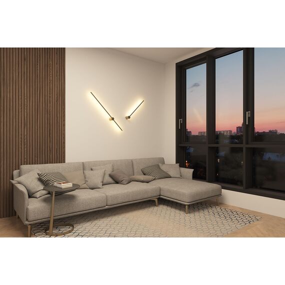 Denkirs DK5014-SG Бра 1000 мм, 3000К, IP20, 12 Вт, матовое золото, изображение 7