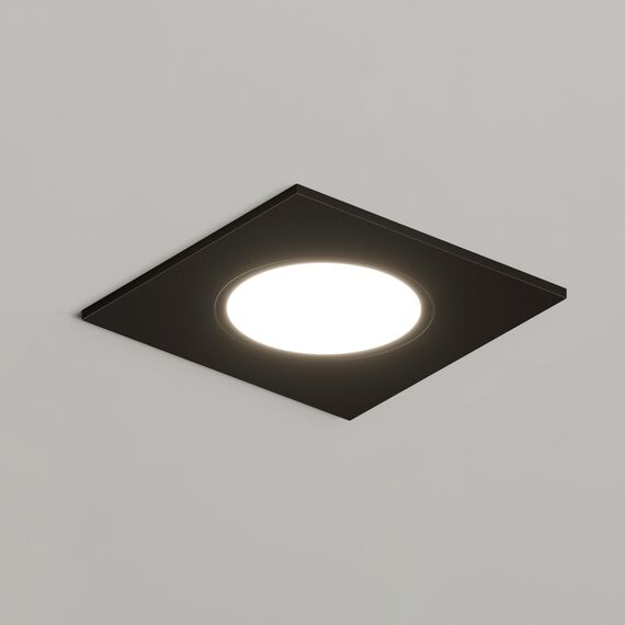 Denkirs DK3102-BK Встраиваемый влагозащищенный светильник, IP65, до 10 Вт, LED, GU5,3, черный