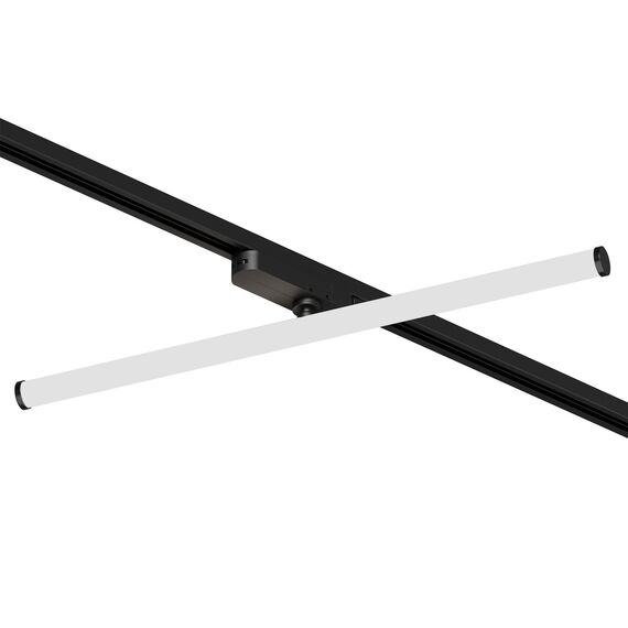 Denkirs DK6648-BK Поворотный однофазный трековый светильник STROM со светодиодом L600mm 220V 15W 150° 4000K IP20 черный алюминий/акрил, изображение 2