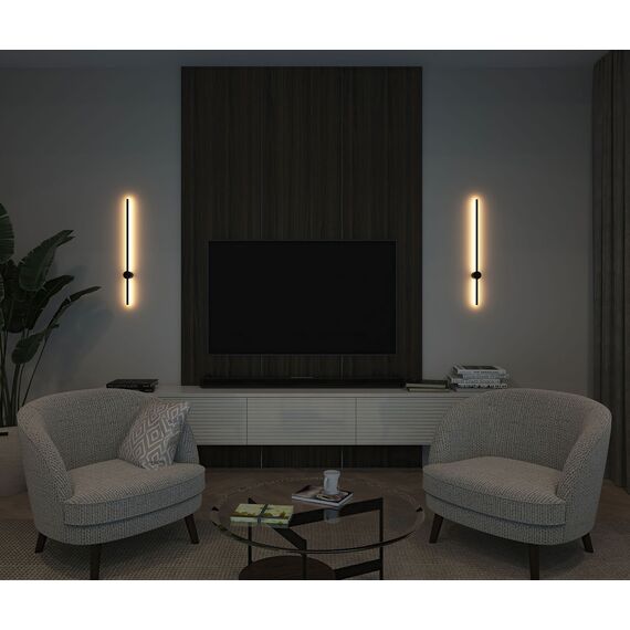 Denkirs DK5012-BK Бра 800 мм, 3000К, IP20, 7 Вт, черный, алюминий, изображение 6