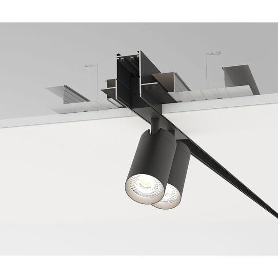 Denkirs TR2013-BK Встраиваемый шинопровод SMART 3м под ГКЛ, черный, изображение 4