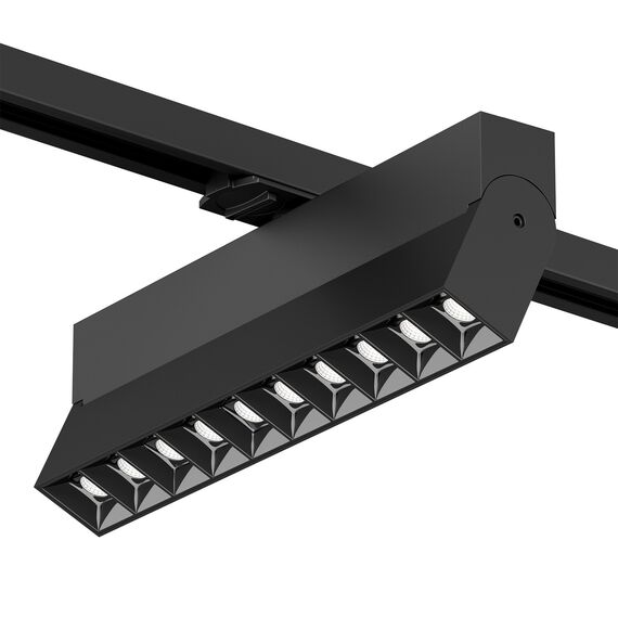 Denkirs DK6646-BK Поворотный однофазный трековый светильник EDDER со светодиодом L271mm 220V 20W 30° 4000K IP20 черный алюминий, изображение 2