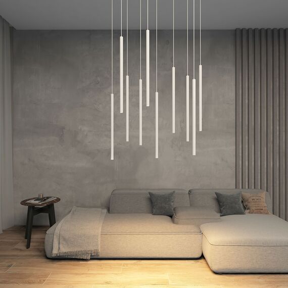 Denkirs DK4303-WH Подвесной светильник со встроенным светодиодом, 5W, IP 20, 3000K, белый, алюминий, изображение 3