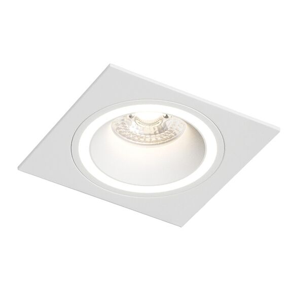Denkirs DK2061-WH Встраиваемый светильник IP 20, до 15 Вт, GU10, LED, белый, алюминий