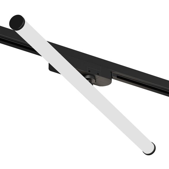 Denkirs DK6648-BK Поворотный однофазный трековый светильник STROM со светодиодом L600mm 220V 15W 150° 4000K IP20 черный алюминий/акрил, изображение 3