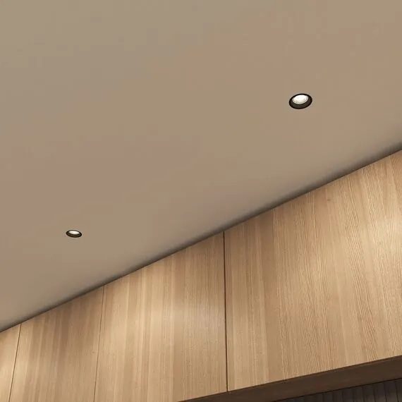 Denkirs DK3055-BK Встраиваемый светильник, IP 20, 10 Вт, GU5.3, LED, черный, пластик, изображение 4