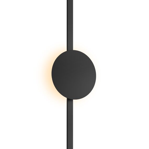 Denkirs DK5320-BK Светильник для трека Air, серия Reflex 3000 со светодиодом, ?180*H23мм, 48V DC, 5W, RA?90, 120°, 3000K, IP20, черный, алюминий, изображение 2