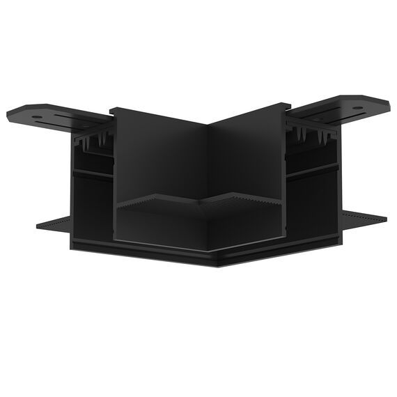 Denkirs TR2112-BK Угол потолок-потолок встраиваемый под ГКЛ SMART, черный