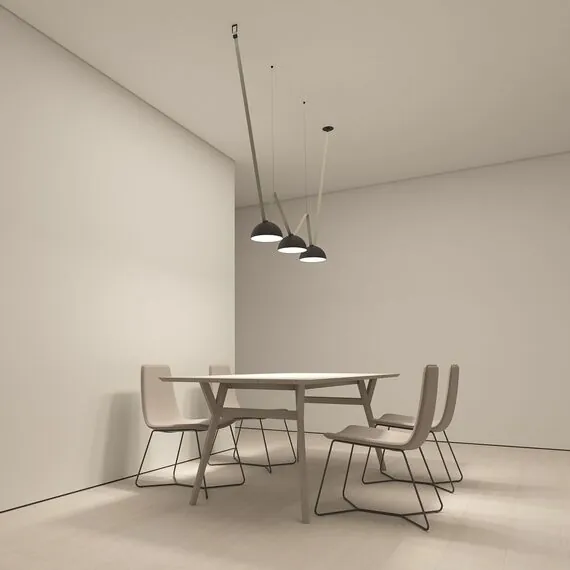 Denkirs DK5560-BK Cветильник для трека-ремня Belty, серия Flow со светодиодом, D220*H117мм, 48V DC, 24W, RA90, 120°, 4000K, IP20, черный, алюминий, изображение 10