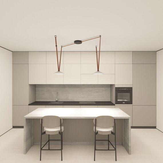 Denkirs DK5565-WH+BK Cветильник для трека-ремня Belty, серия Flow, со светодиодом, D300*H71мм, 48V DC, 12W, RA90, 120°, 3000K, IP20, белый с черным, алюминий, изображение 5