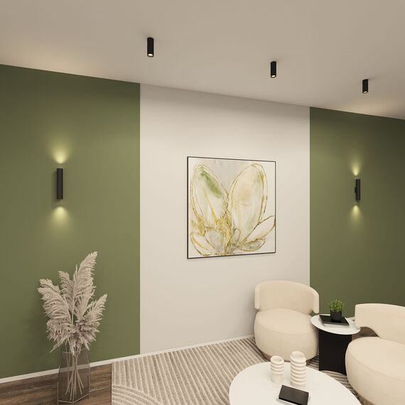 Denkirs DK5022-BK Настенный светильник, IP20, до 15 Вт, LED, 2xGU10, черный, алюминий, изображение 5