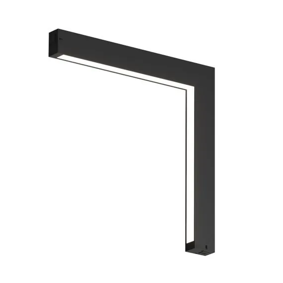 Denkirs DK8015-BK Угловой трековый светильник SMART LINEAR со светодиодом, L312*312, 220V, 18W, 3000-6000К, IP20, черный, алюминий, изображение 3