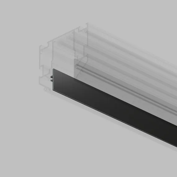 Denkirs TR2028-BK Декоративная вставка для трека SMART ONE 3 метра, черная, изображение 2