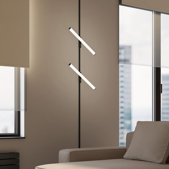 Denkirs DK5355-BK Светильник для трека Air, серия Ray 4000 со светодиодом, L500*W35*H79mm,?33, 48V DC, 12W, RA?90, 120°, 4000K, IP20, черный, алюминий, изображение 5