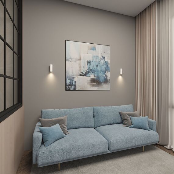 Denkirs DK5021-WH Настенный светильник, IP20, до 15 Вт, LED, GU10, белый, алюминий, изображение 5