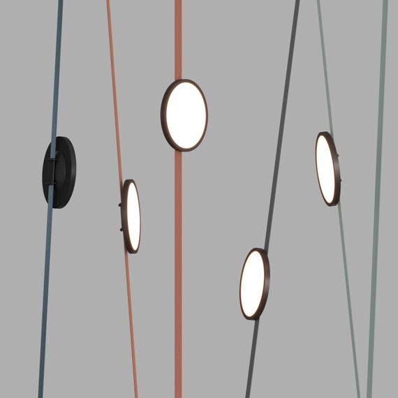 Denkirs DK5566-BK Cветильник для трека-ремня Belty, серия Flow, со светодиодом, D168*H29.5мм, 48V DC, 10W, RA90, 120°, 4000K, IP20, черный, алюминий, изображение 2