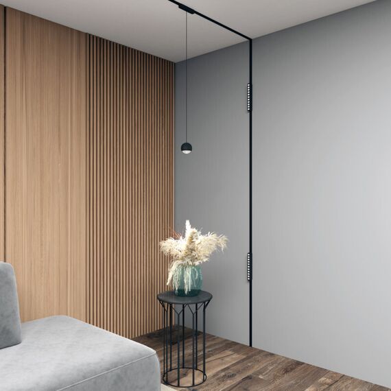 Denkirs DK5346-BK Светильник для трека Air, серия Hang 4000 со светодиодом, ?80*76мм, 48V DC, 5W, RA?95, 120°, 4000K, IP20, черный, алюминий, изображение 6