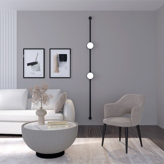 Denkirs DK5566-BK Cветильник для трека-ремня Belty, серия Flow, со светодиодом, D168*H29.5мм, 48V DC, 10W, RA90, 120°, 4000K, IP20, черный, алюминий, изображение 6