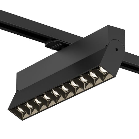 Denkirs DK6636-BK Поворотный однофазный трековый светильник EDDER со светодиодом L271mm 220V 20W 30° 3000K IP20 черный алюминий, изображение 2