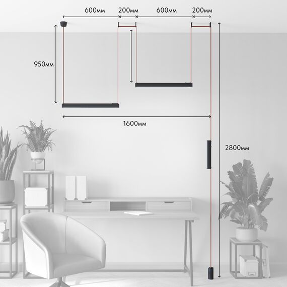 Denkirs Комплект ременной трековой системы Belty, изображение 3