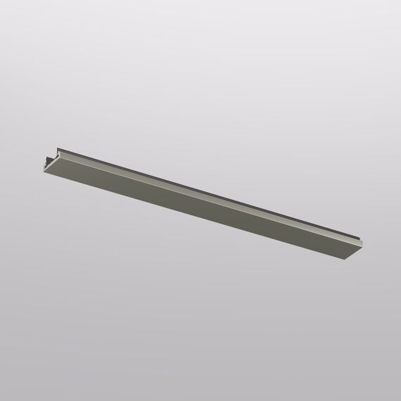 Denkirs TR5736-DN Декоративная заглушка желоба трека SHINE BASE, 20см, темный никель, алюминий