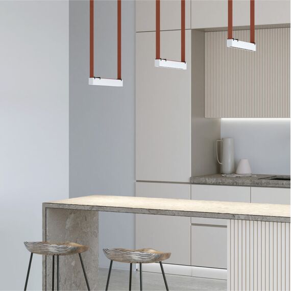 Denkirs DK5571-WB Cветильник для трека-ремня Belty, серия Grill, со светодиодом, L323*W40*H45мм, 48V DC, 12W, RA90, 24°, 3000K, IP20, белый с черным, алюминий, изображение 6