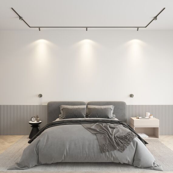 Denkirs DK5741-DN Светильник для трека SHINE SPOT со светодиодом, D45*H100, 48V DC, 10W, RA?90, 3000K, IP20, темный никель, алюминий, изображение 4