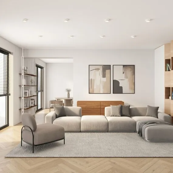 Denkirs DK2100-WH Встраиваемый светильник NIKO, IP 20, до 15 Вт, GX53, LED, белый, акрил, алюминий, изображение 5