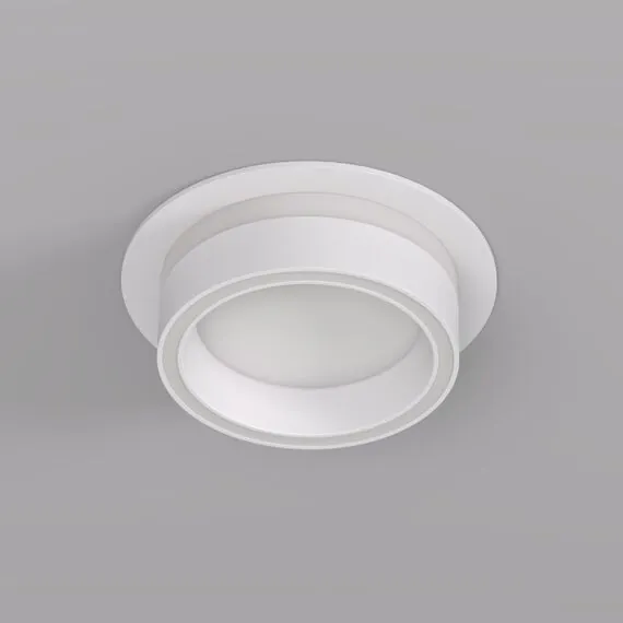 Denkirs DK2100-WH Встраиваемый светильник NIKO, IP 20, до 15 Вт, GX53, LED, белый, акрил, алюминий, изображение 2