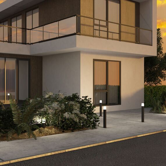 Denkirs DK9743-BK Ландшафтный уличный светильник NORD, IP65, 1хE27 LED, до 18 Вт, черный, алюминий, изображение 7