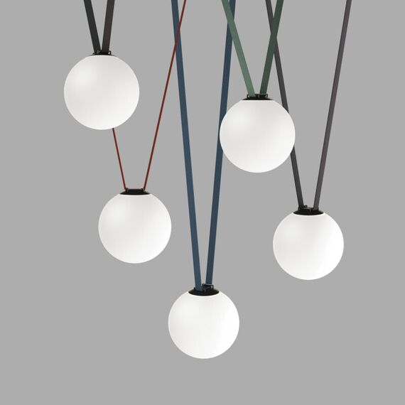 Denkirs DK5554-BK Cветильник для трека-ремня Belty, серия Orb, со светодиодом, D230*H236мм, 48V DC, 15W, RA90, 120°, 4000K, IP20, черный, акрил, изображение 3