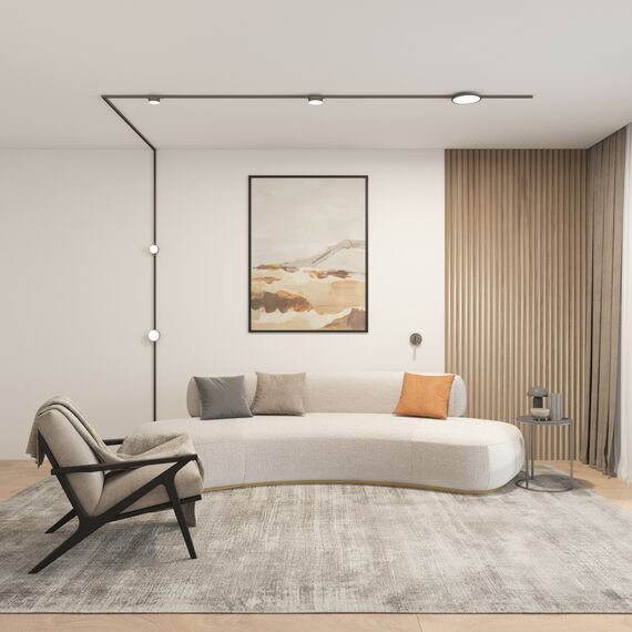 Denkirs DK5072-DN Бра SHINE WALL со светодиодом, D104*H68, IP20, 3000К, 3W, RA?90, темный никель, алюминий, изображение 5