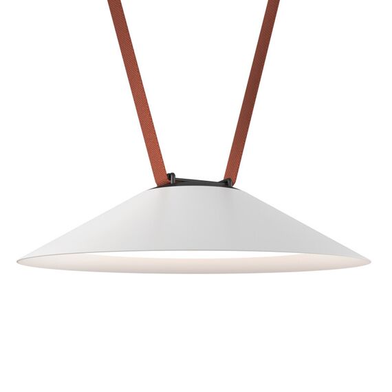 Denkirs DK5664-WH+BK Cветильник для трека-ремня Belty Smart, серия Flow, со светодиодом, D300*H71мм, 48V DC, 20W, RA90, 120°, 2700-6500K, IP20, белый с черным, алюминий, изображение 3