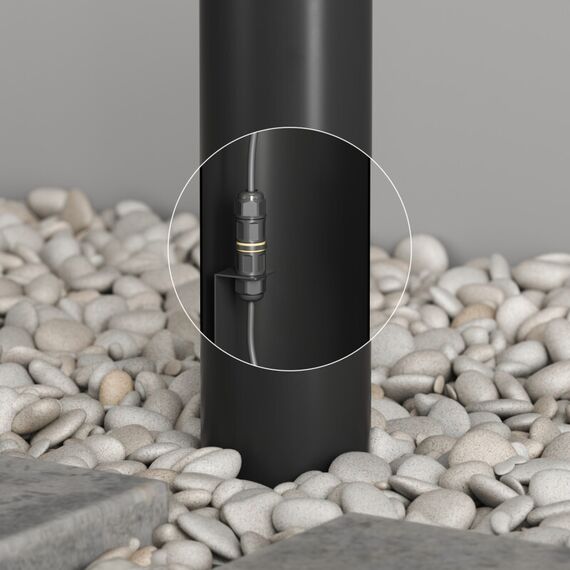 Denkirs DK9743-BK Ландшафтный уличный светильник NORD, IP65, 1хE27 LED, до 18 Вт, черный, алюминий, изображение 5