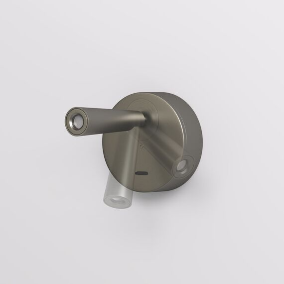 Denkirs DK5072-DN Бра SHINE WALL со светодиодом, D104*H68, IP20, 3000К, 3W, RA?90, темный никель, алюминий, изображение 3