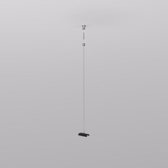 Denkirs TR2127-BK Механический подвес для трека SMART BASE, IP20, 5м, черный, алюминий, изображение 4