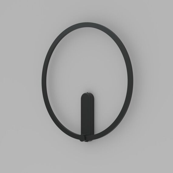 Denkirs DK5035-BK Бра ROUND со светодиодом, IP20, 24W, 3000/4000/6500K, черный, алюминий, изображение 2