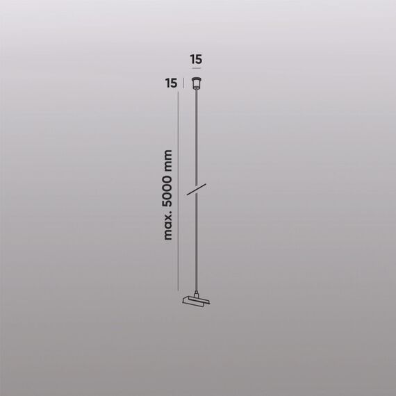 Denkirs TR2127-BK Механический подвес для трека SMART BASE, IP20, 5м, черный, алюминий, изображение 5
