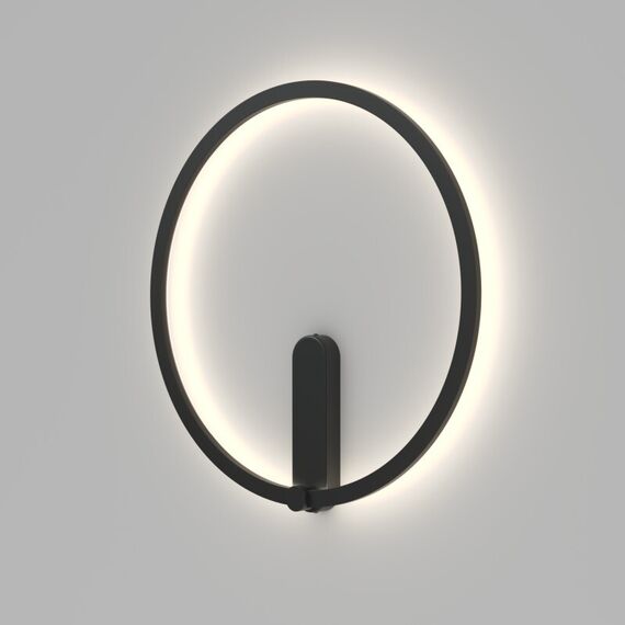 Denkirs DK5035-BK Бра ROUND со светодиодом, IP20, 24W, 3000/4000/6500K, черный, алюминий