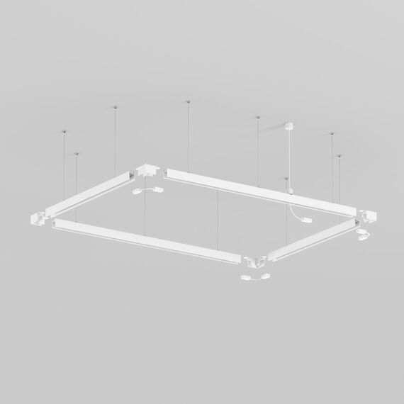 Denkirs TR2127-WH Механический подвес для трека SMART BASE, IP20, 5м, белый, алюминий, изображение 6