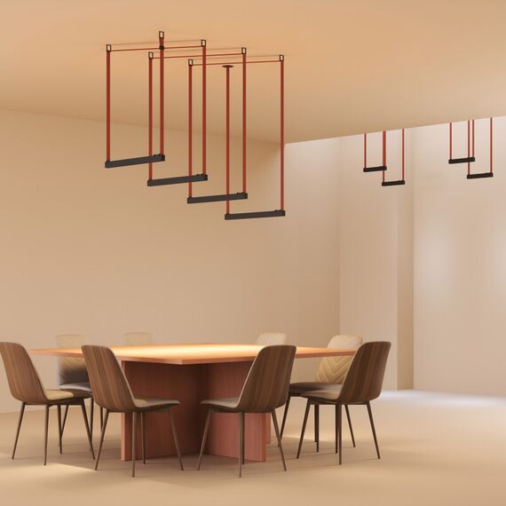 Denkirs DK5670-BK Cветильник для трека-ремня Belty Smart, серия Grill, со светодиодом, L323*W40*H45мм, 48V DC, 12W, RA90, 24°, 2700-6000K, IP20, черный, алюминий, изображение 4