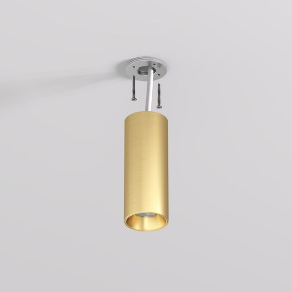 Denkirs DK2615-SB Накладной светильник SHINE TUBE со светодиодом, D45*H115, IP20, 3000К, 7W, RA?90, сатинированная латунь, алюминий, изображение 3