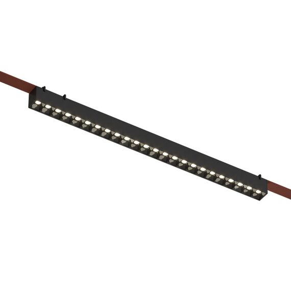 Denkirs DK5672-BK Cветильник для трека-ремня Belty Smart, серия Grill, со светодиодом, L642*W40*H45мм, 48V DC, 24W, RA90, 24°, 2700-6000K, IP20, черный, алюминий, изображение 3