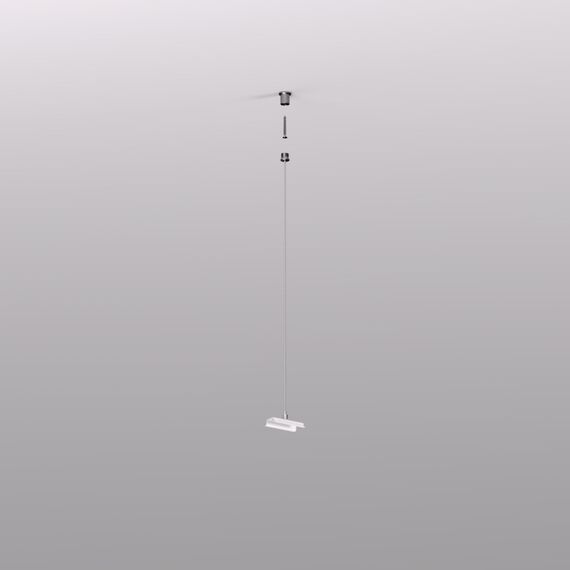 Denkirs TR2127-WH Механический подвес для трека SMART BASE, IP20, 5м, белый, алюминий, изображение 4