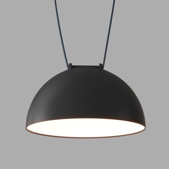 Denkirs DK5660-BK Cветильник для трека-ремня Belty Smart, серия Flow со светодиодом, D220*H117мм, 48V DC, 24W, RA90, 120°, 3000-5700K, IP20, черный, алюминий, изображение 2