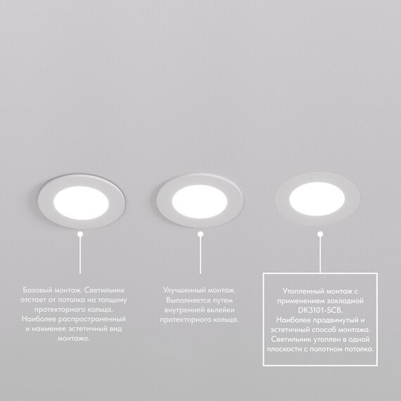 Denkirs DK3101-SCB Закладная панель SCB для DK3101, ПВХ, акрил, изображение 4