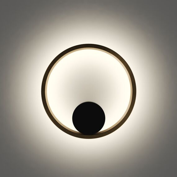 Denkirs DK5060-BK+SG Бра ORBIT, IP20, 3000К, LED, 10 Вт, черный + сатинированное золото, алюминий, изображение 4