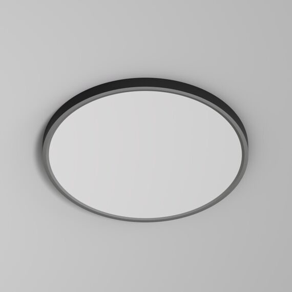 Denkirs DK6522-BK Накладной светильник THIN, IP40, 36W, 3000K/4000K/6500K, переключатель цветовой температуры на корпусе, черный, полимер, изображение 2